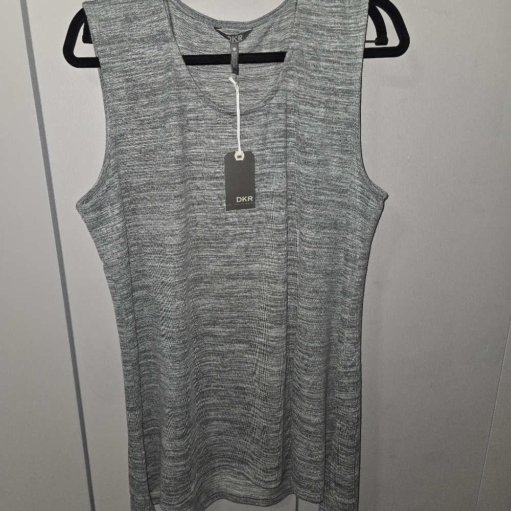 Sleeveless sweater tunic